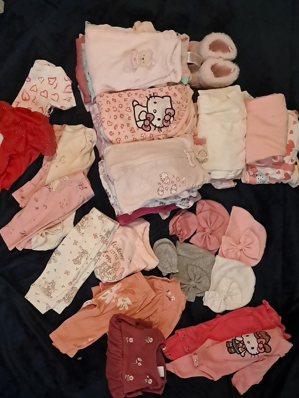 Baby Girl Clothing Bundle - Pink & Peach Mix